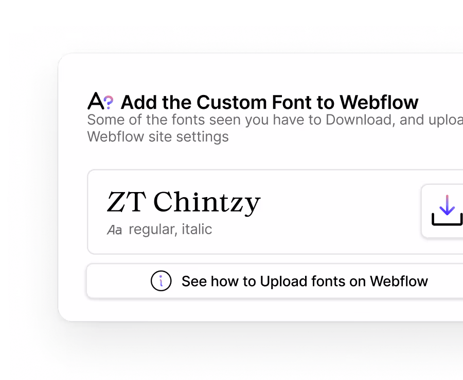Open-source fonts available in Modulify