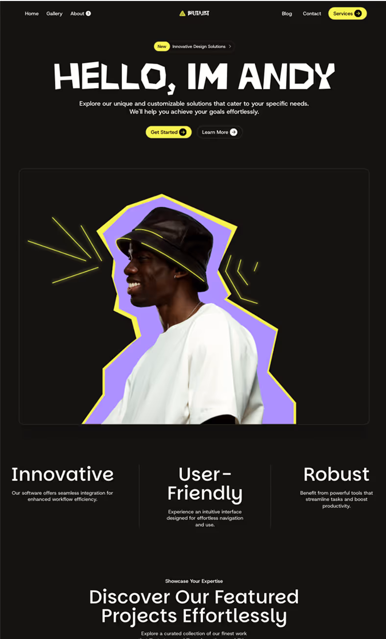 Website built with Modulify